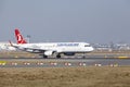 Frankfurt International Airport Ã¢â¬â Turkish Airlines Airbus A321 takes off